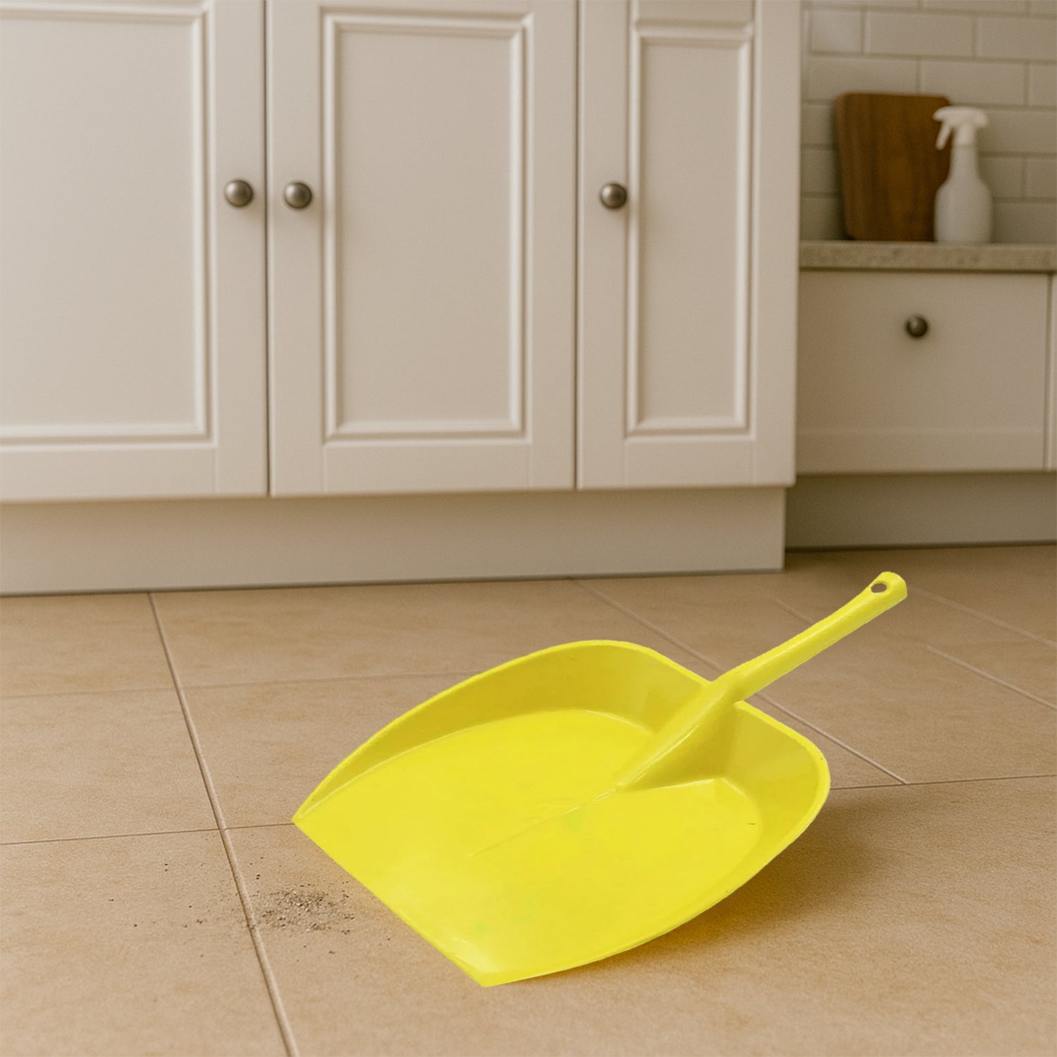 Dustpan with Long Handle, Dust Collection Dust Pan Tray for Kitchen, Home, Office, Bathroom Etc, Supdi (1 Pc / Multicolor ) Variety Bazaar