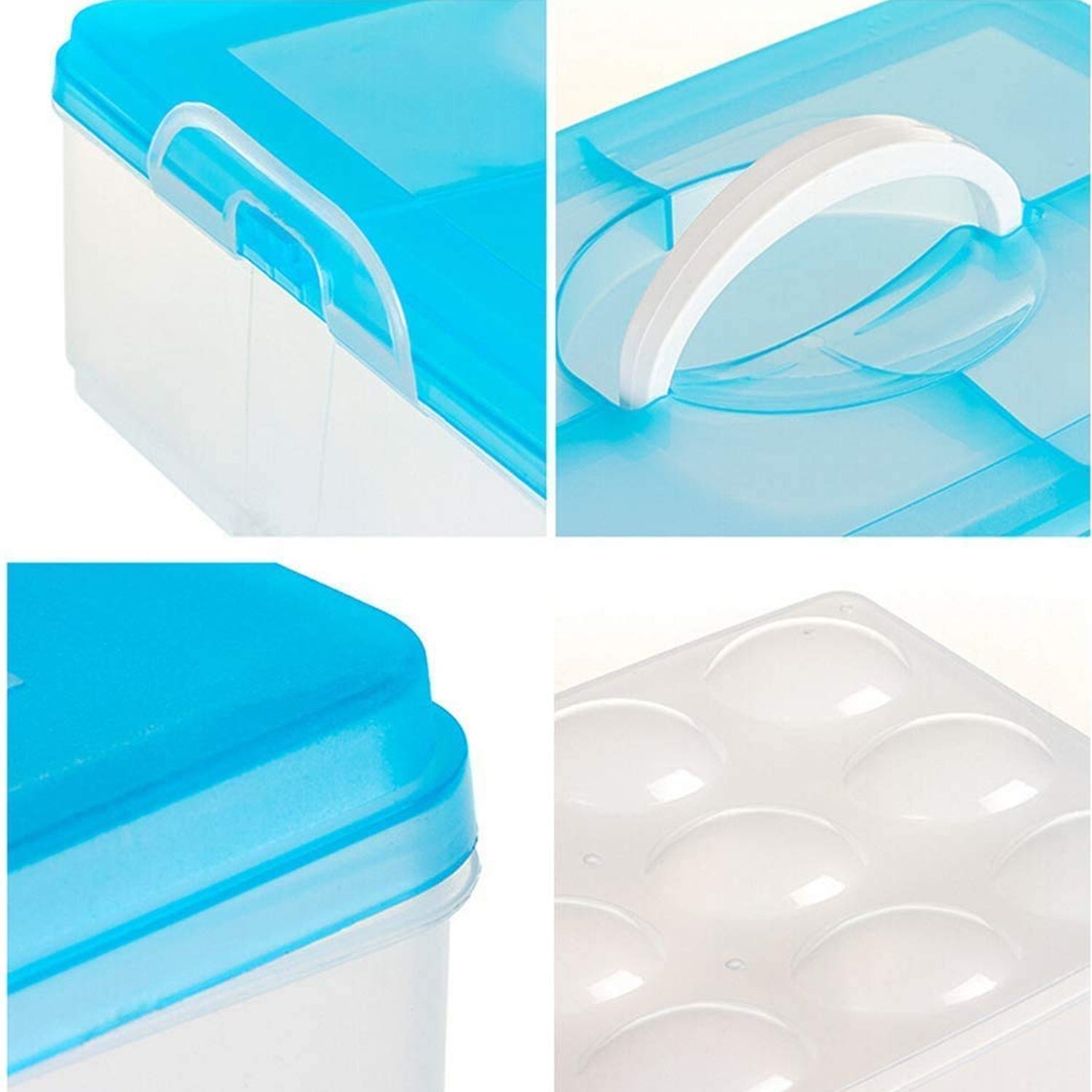 3-Layer Plastic Refrigerator Egg Storage Box (36 Grid) Variety Bazaar