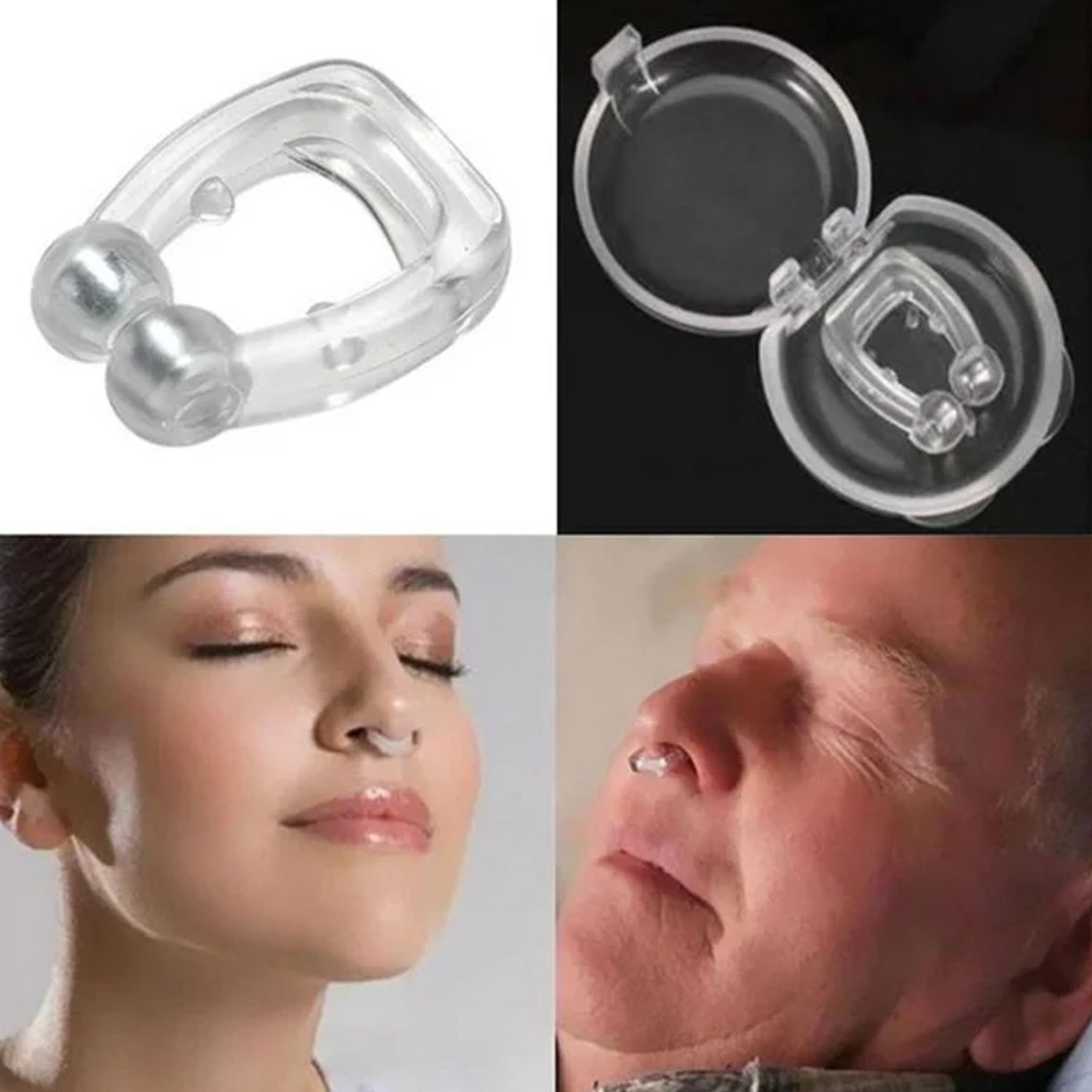 Anti-Snore Nose Clip for Heavy Snorers (Silicone, 1 Pc)