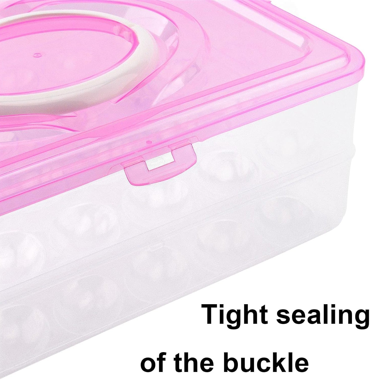 Double Layer 24 Grid Egg Storage Box for Egg Storage Container Variety Bazaar