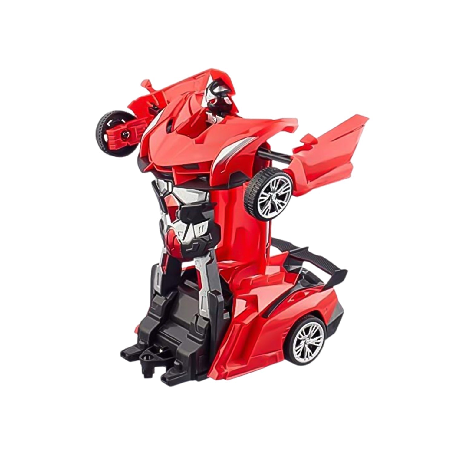 2 In 1 Automatic Robot Converted Remote Control Car With Light Scale 360°Drifting Deformation Robot Car Toy Kids Boys, Robot Convert Unique Toy For Boys (1 Pc) Variety Bazaar