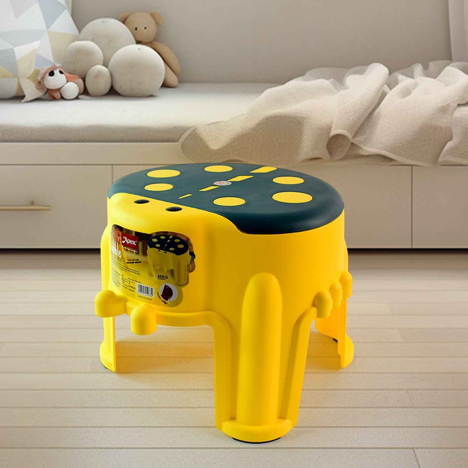 Apex Bubble Kids Stool | Durable Plastic Step Stool for Kids (1 Pc)