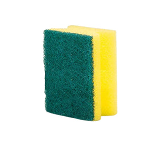 Scrub Sponge 2 in 1 Pad for Kitchen, Sink, Bathroom Cleaning Scrubber Variety Bazaar