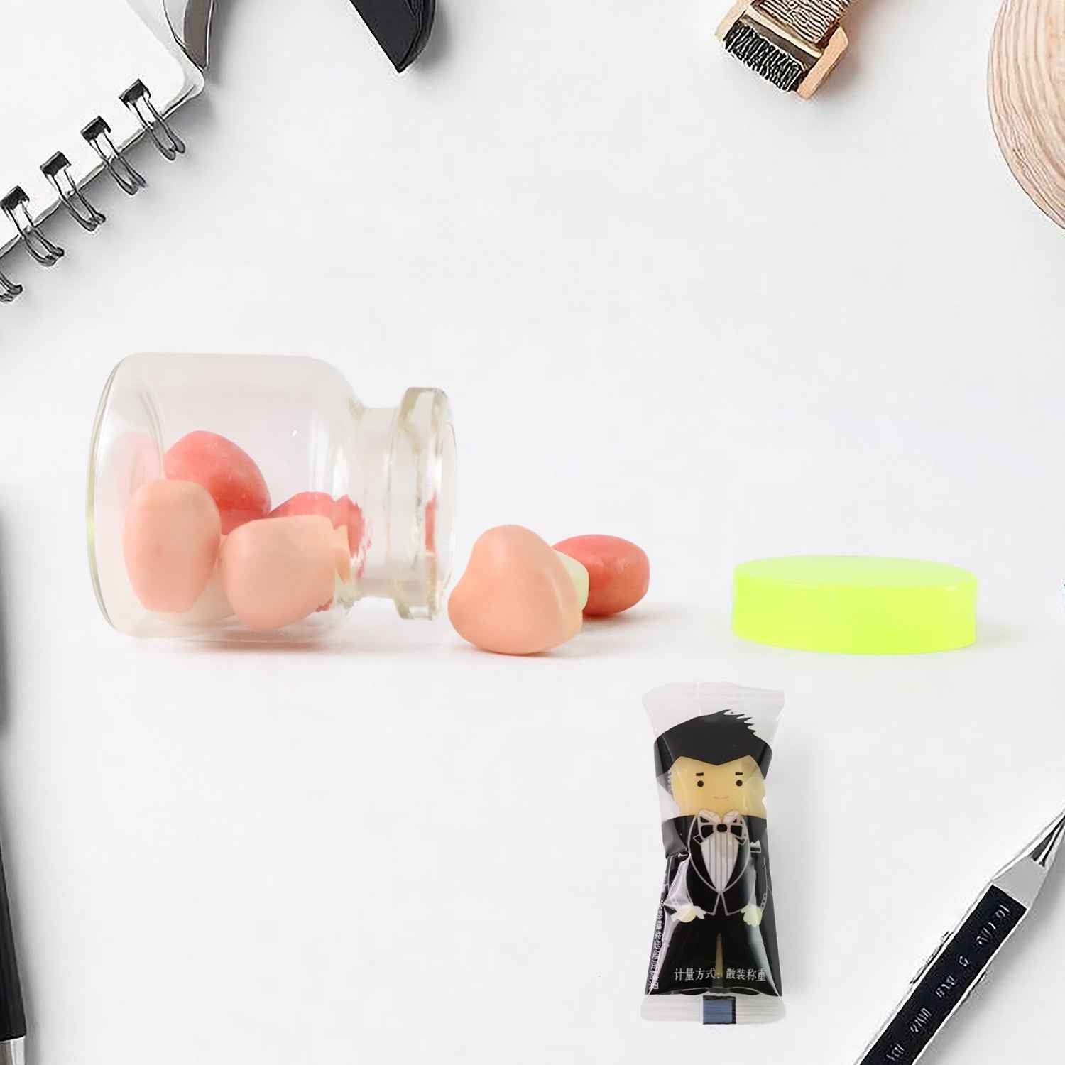 Fun Candy Design Pencil Set with Accessories (1 Set / Mix Design)