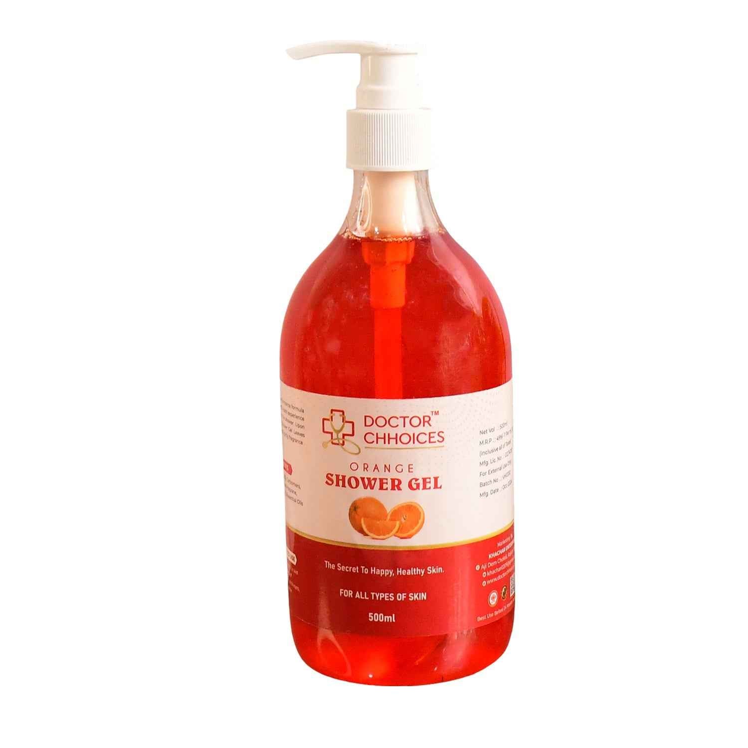 Doctor Chhoices / Choices Orange Shower Gel – 500ml (1 Pc)