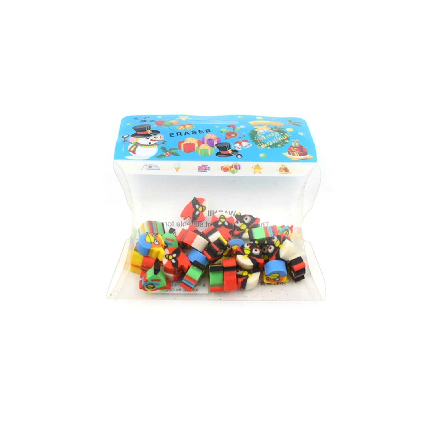 Colorful Novelty Eraser Set for Kids and Gifts (28 Pcs In 1 Packet) Variety Bazaar