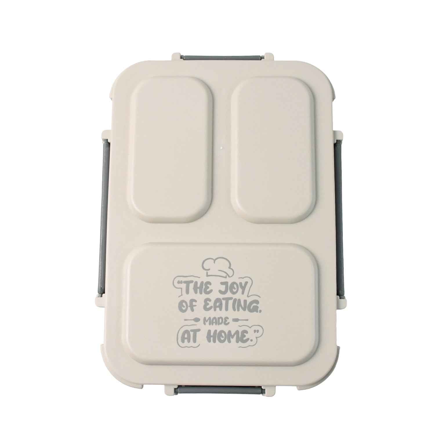 3-Compartment Stainless Steel Lunch Box (1 Pc)