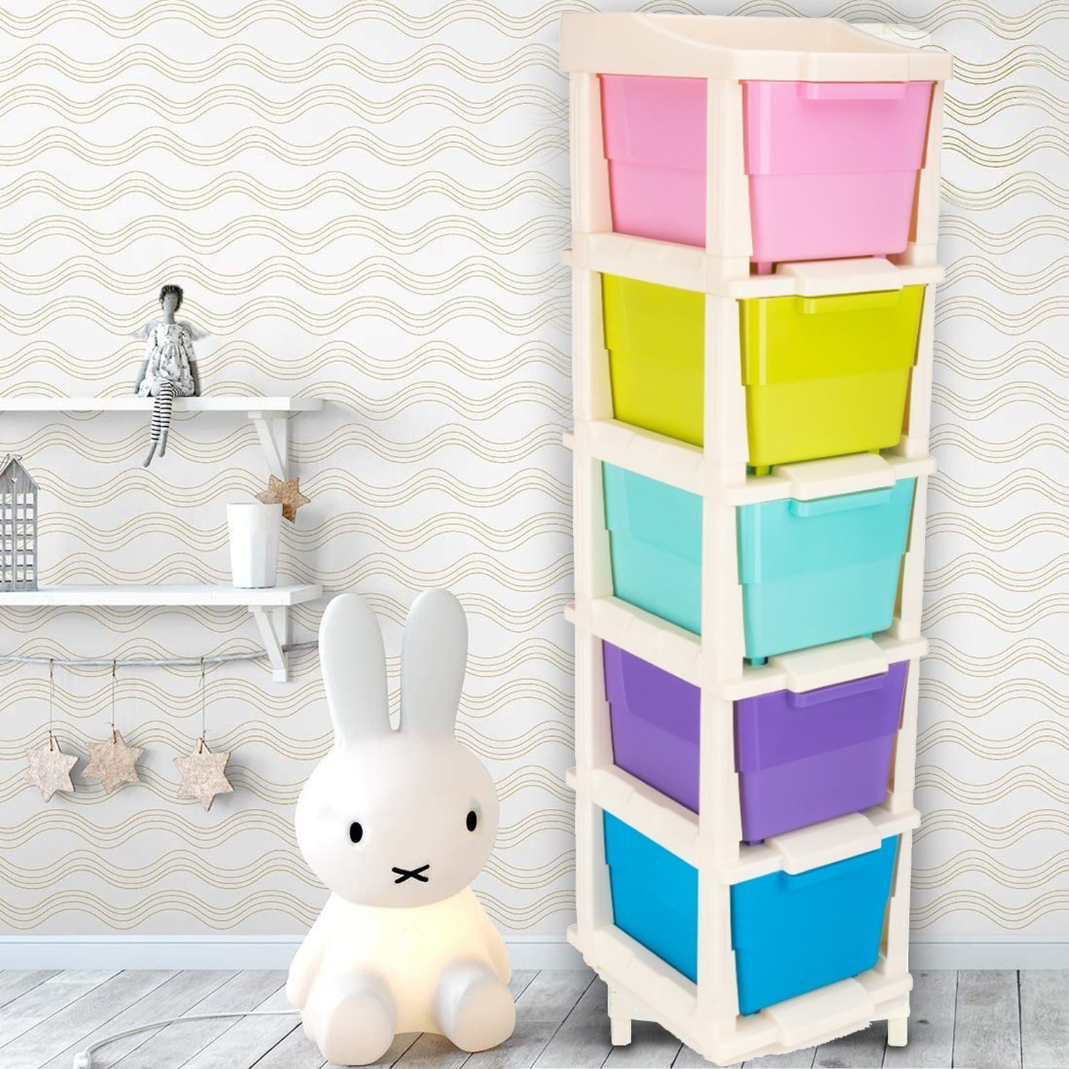 5 Layer Multi-Purpose Modular Drawer Storage System Variety Bazaar