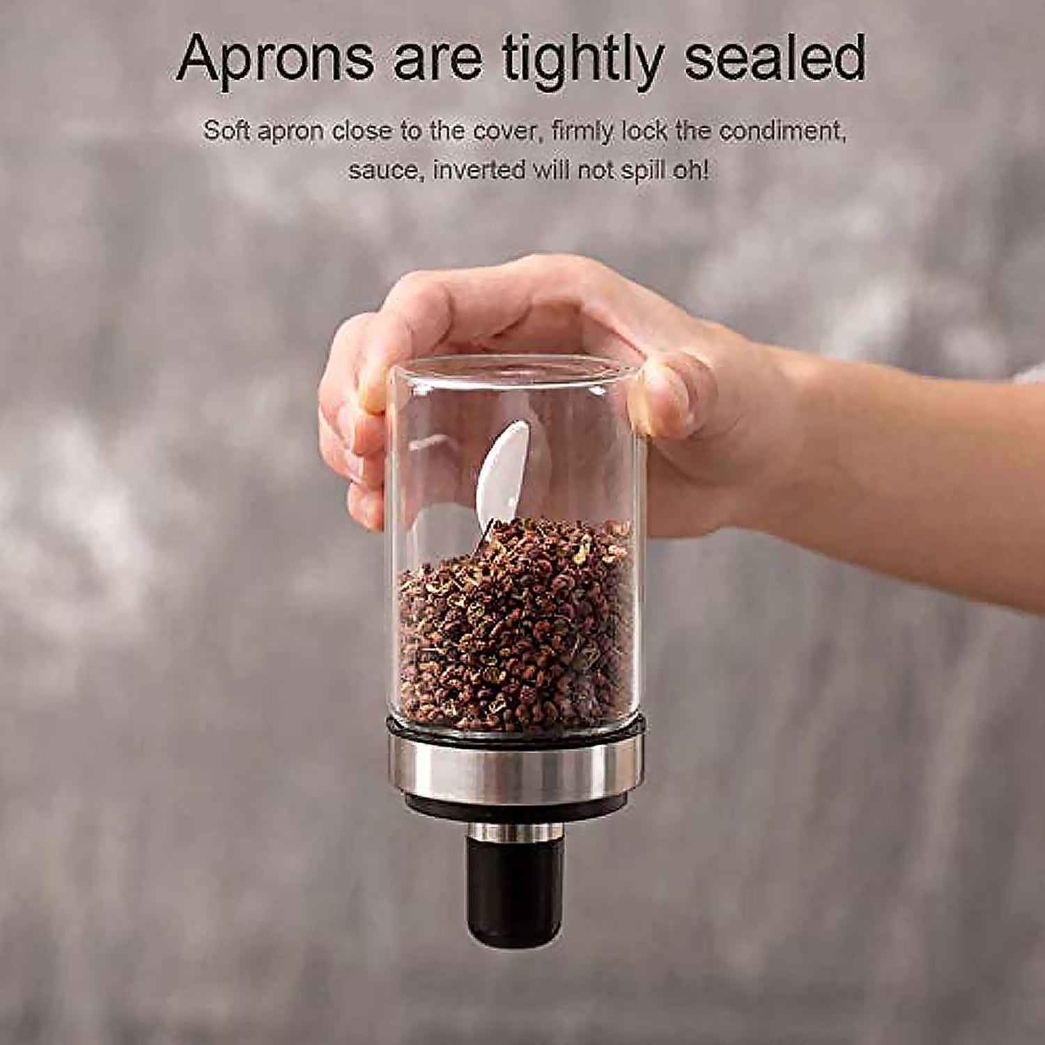 Transparent Glass Oil Dispenser 500 ML Bottle Set of 2, Spice Jar 250 ML Set of 3, Oil Bottle for Kitchen, Oil & Vinegar Storage Glass Bottle, Glass Container for Spice, Masala (5 Pcs Set)