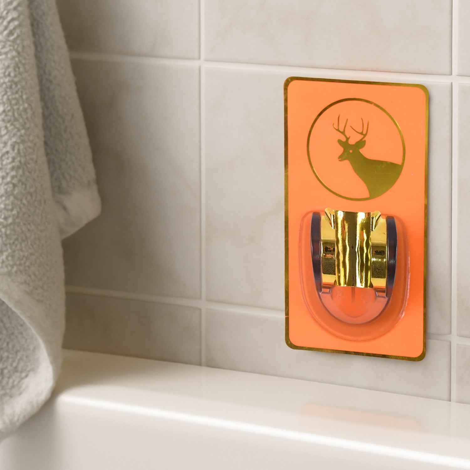 Self-Adhesive Adjustable Shower Head Holder (1 Pc)