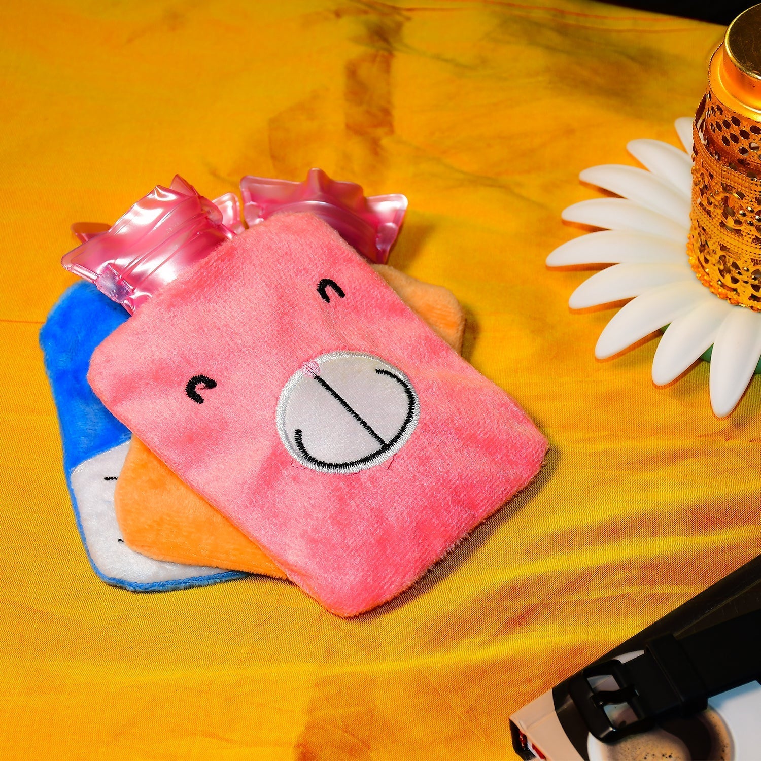 Pink Hot Water Bag with Cover – Relief for Neck, Shoulders & Cramps Variety Bazaar