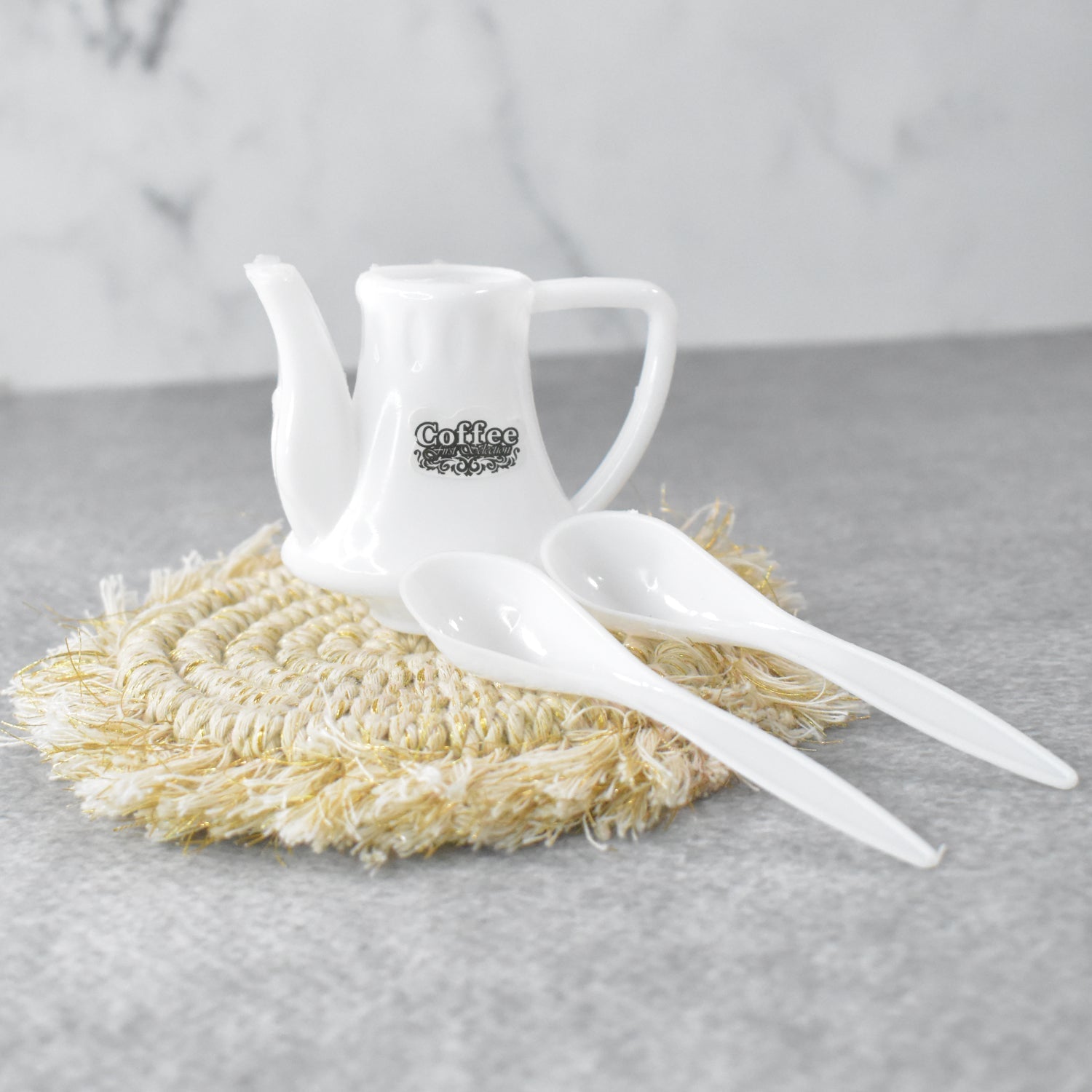 Tickles Tea toy Set | Coffee Kitchen Plastic Set Toy for Kids, Boys & Girls (14 Pcs / Mix Size & Design) Variety Bazaar