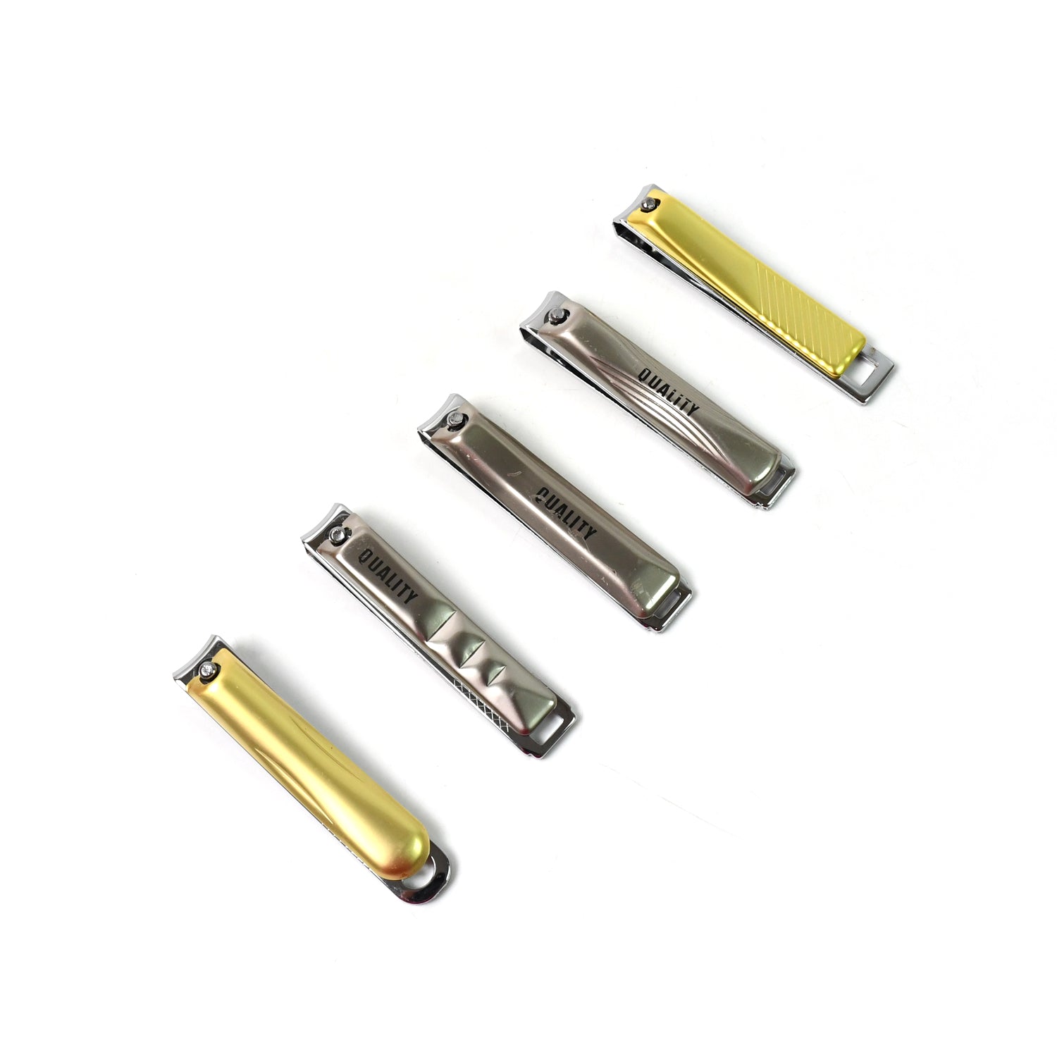 Stainless Steel Folding Portable Large Nail Clippers with Nail File (1 Pc / Mix Design) Variety Bazaar