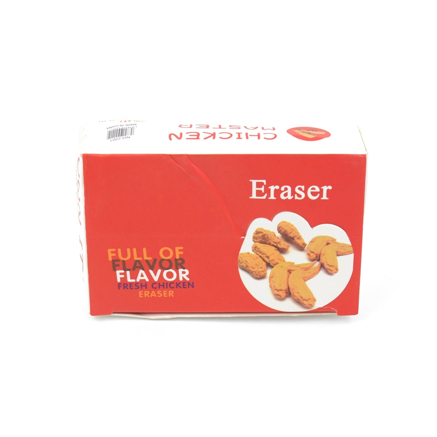 Cute Chicken Wing & Leg Erasers for Kids & Students (8 Pc Set) Variety Bazaar