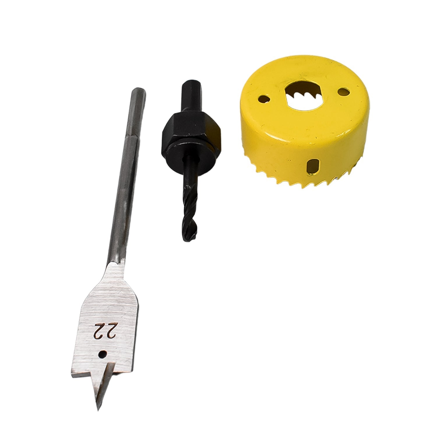 Door Lock Installation (22mmx150mm) Hole Saw Kit (1 Set) Variety Bazaar