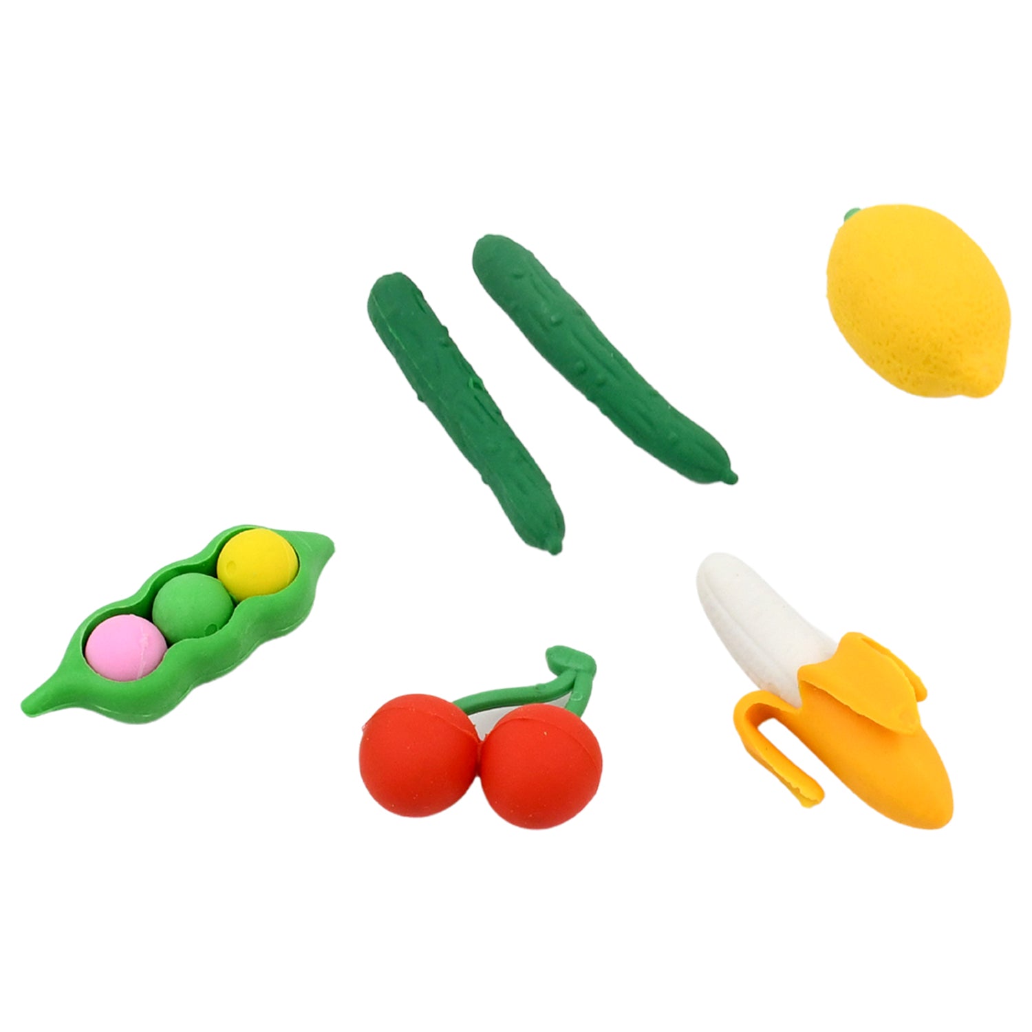 3D Mix Design Fancy & Colorful Erasers – Cute Novelty Eraser Set for Kids & School Prize (1 Set) Variety Bazaar