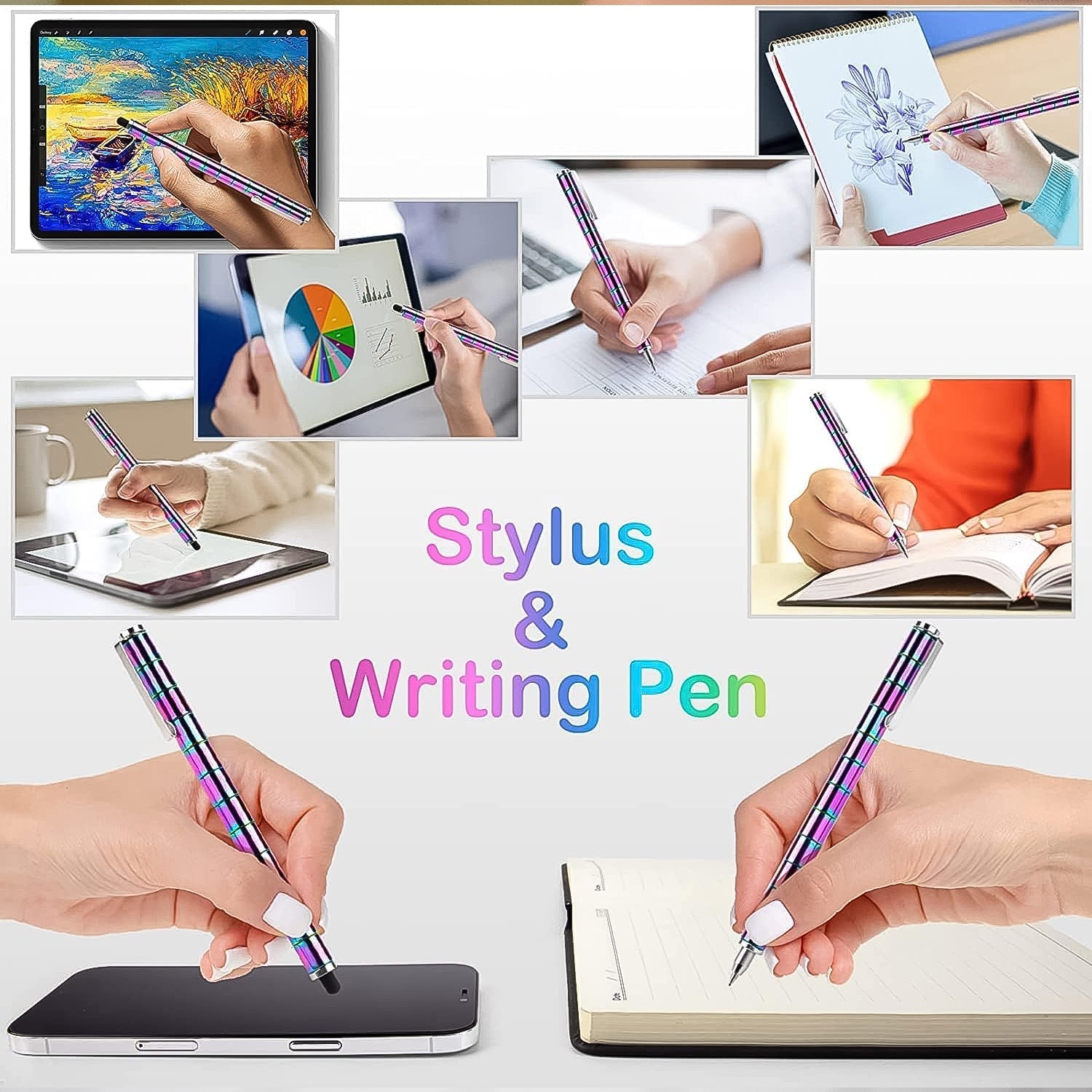 Multifunction Writing Magnetic Metal Pen, Office Magnet Pen (1 Pc) Variety Bazaar