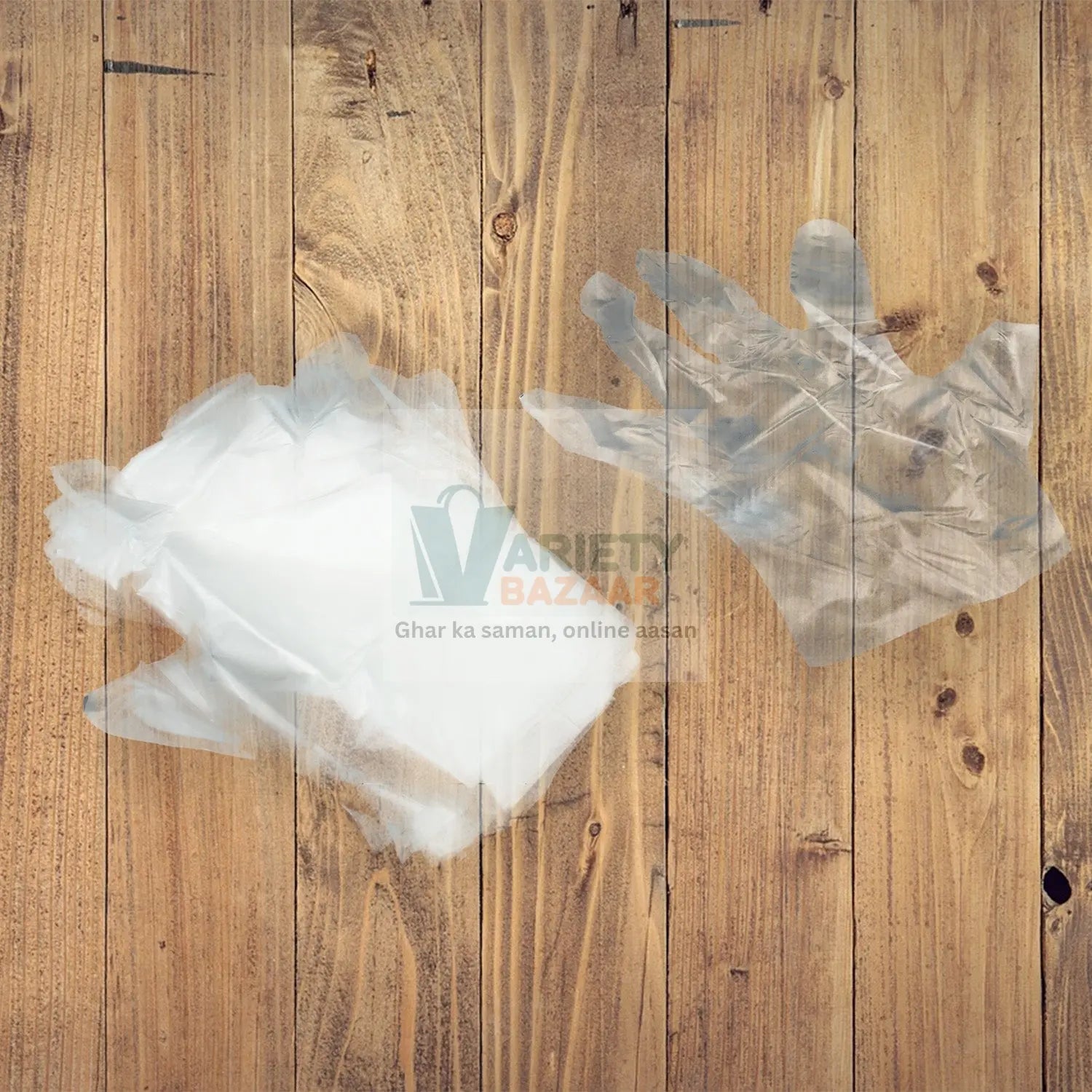 0665 Large Size Plastic Transparent Disposable Clear Plastic Hand Gloves For Home, Kitchen, Hotels, Hospitals, Clinics, Beauty Parlor, Saloons (100 pcs) Travel Sahayak