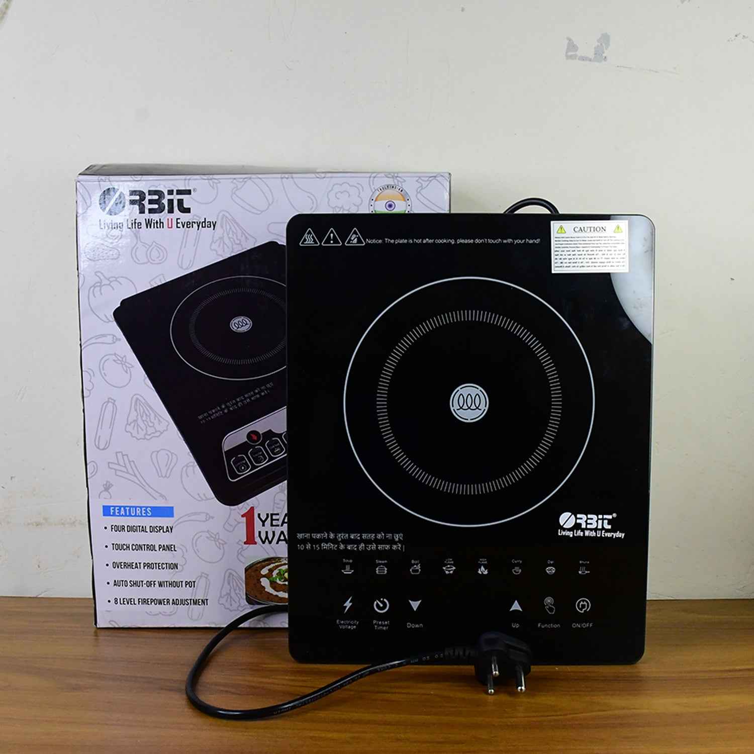 Orbit Touch Control And Multiple Cooking Induction Cooker - 2000w