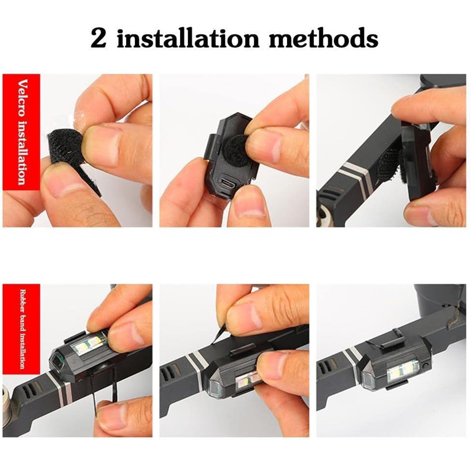 Mini LED Strobe Lights, Waterproof Lights, Lightweight RGB LED Lights Drone Strobe Lights Veicle Anti-Collision Strobe Light Bike Motocycle Lights USB Recharge Multi-colors Variety Bazaar