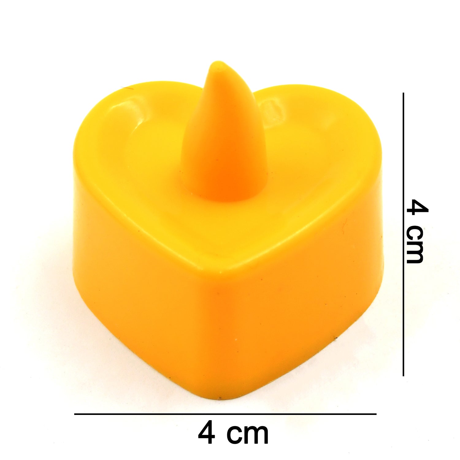 LED Tealights, Smokeless Plastic Decorative Candles (Pack Of 6 / Multicolor) travel sahayak