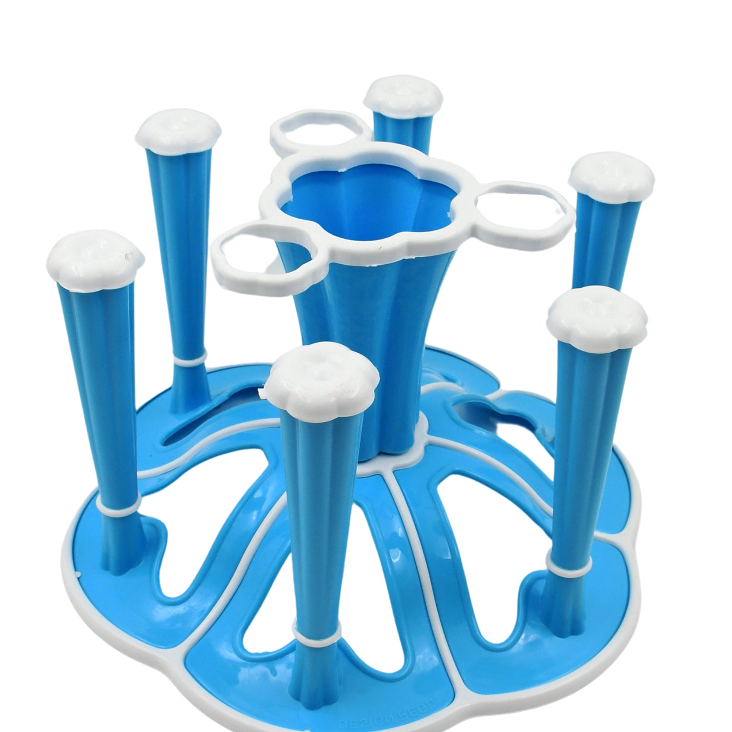 Miracle Plastic Glass Stand for Kitchen & Dining (6-Glass, Spices, Moq - 2 Pc) Variety Bazaar