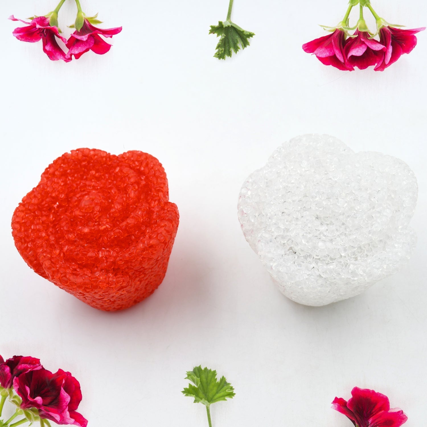 MULTI SHAPE SMALL LIGHT LAMPS LED SHAPE CRYSTAL NIGHT LIGHT LAMP (6 PC SET) Variety Bazaar