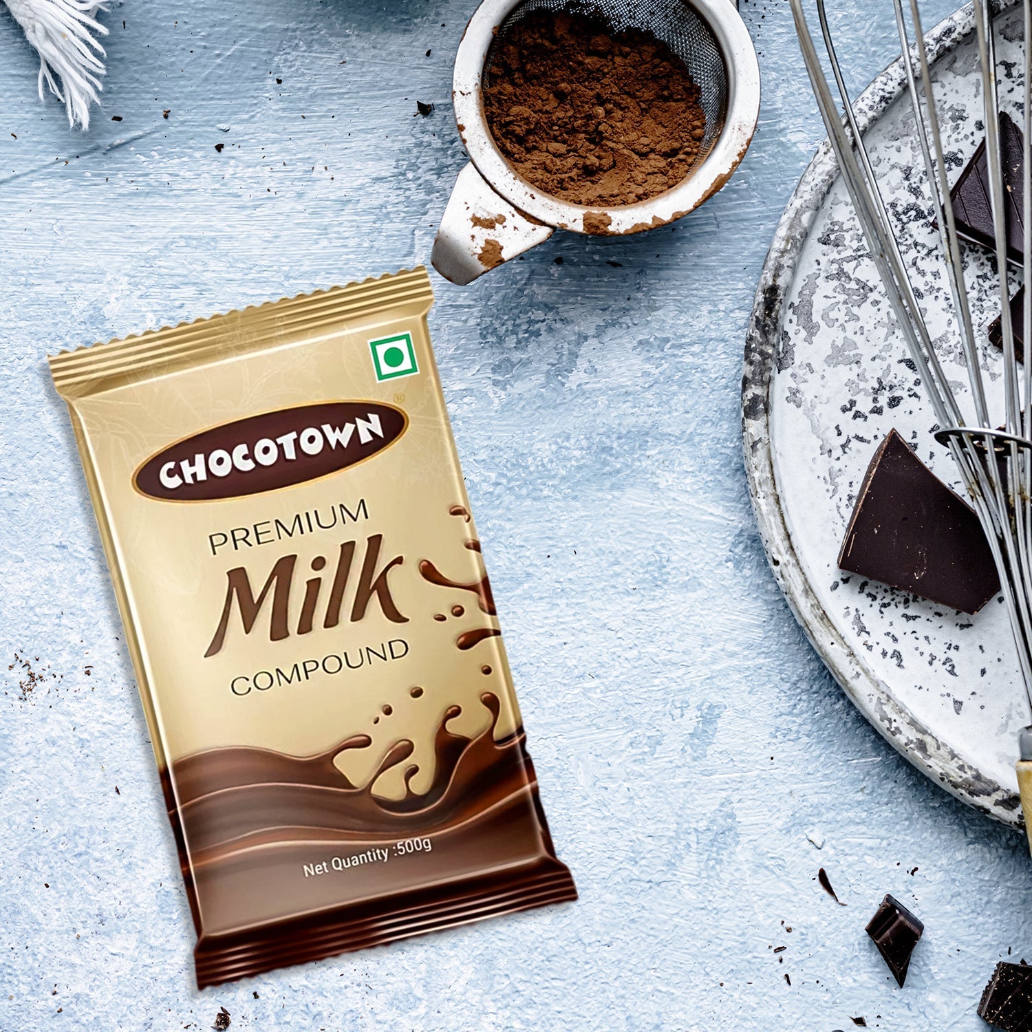 Chocotown Premium Milk Compound Slab (500 gm) travel sahayak