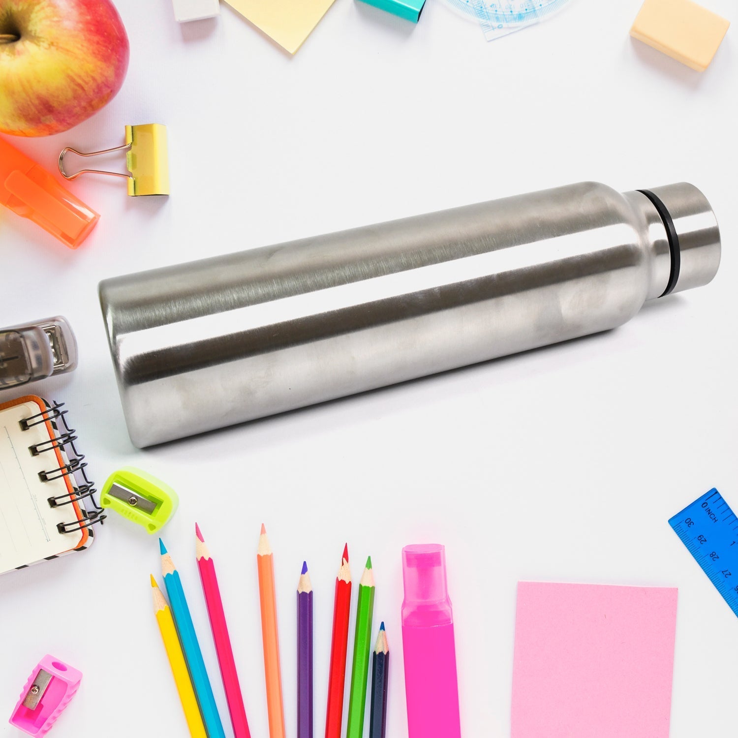 Stainless Steel Double Wall Vacuum-Insulated Drink Water Bottle (1000 ML) Variety Bazaar