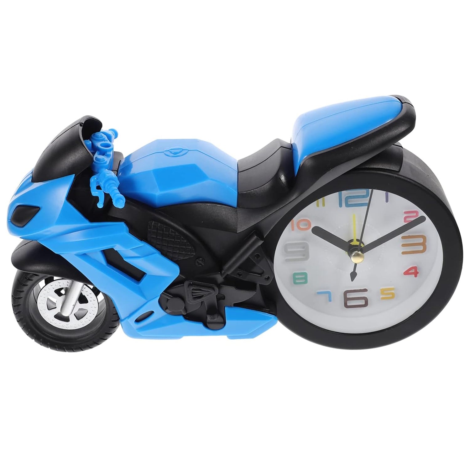Retro Motorcycle Alarm Clock – Novelty Bike Engine Style Desk Clock Variety Bazaar