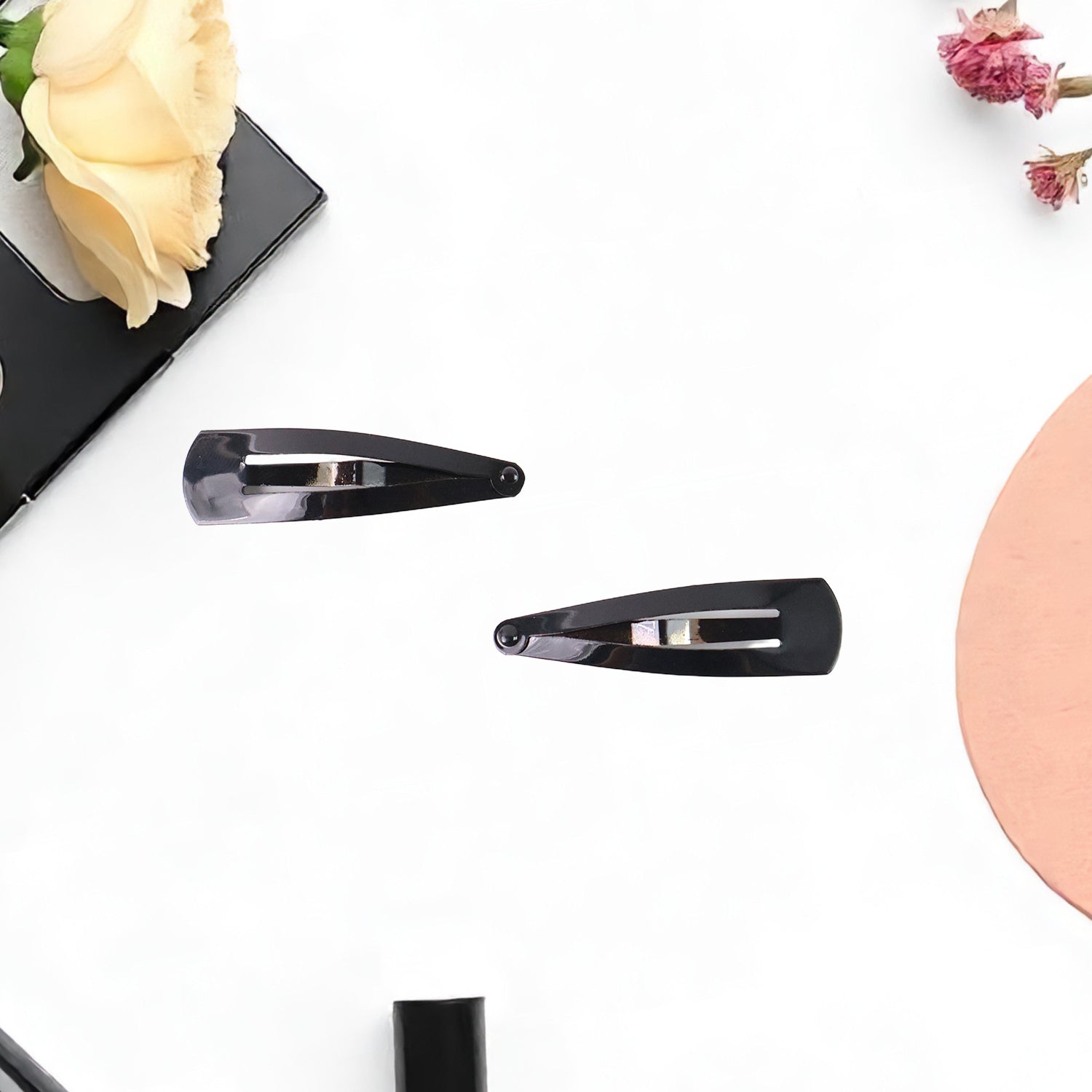 Metal Tik Tak Hair Clips (12 Pcs Set), Hair accessories Variety Bazaar