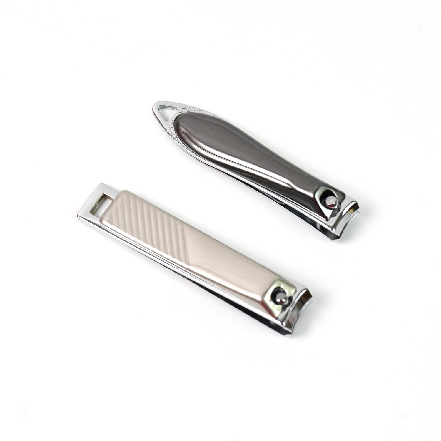 Stainless Steel Folding Portable Large Nail Clippers with Nail File (1 Pc / Mix Design) Variety Bazaar