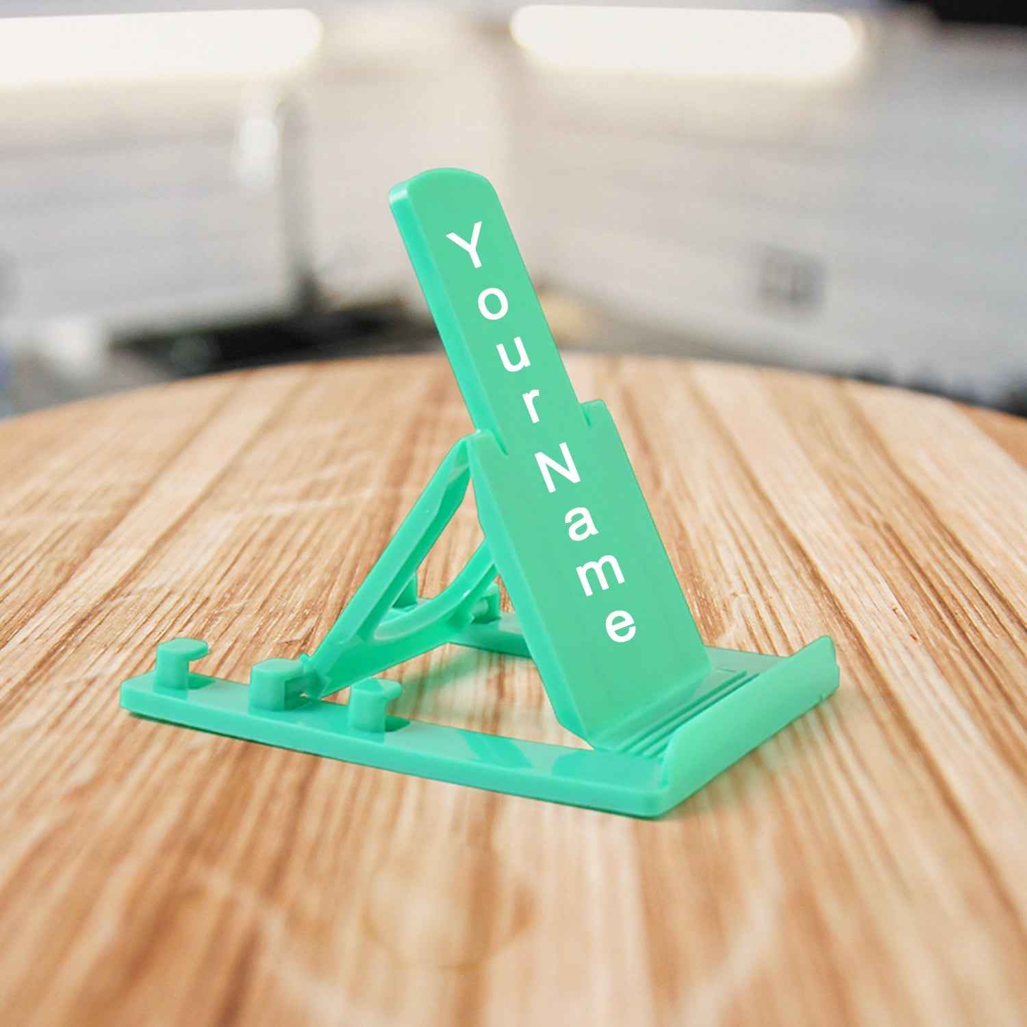 Adjustable Foldable Plastic Mobile Phone Stand Holder (2 Pc)