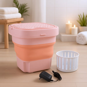 Portable Washing Machine, Foldable Washer and Dryer Combo (1 Set / Mix Color) Variety Bazaar
