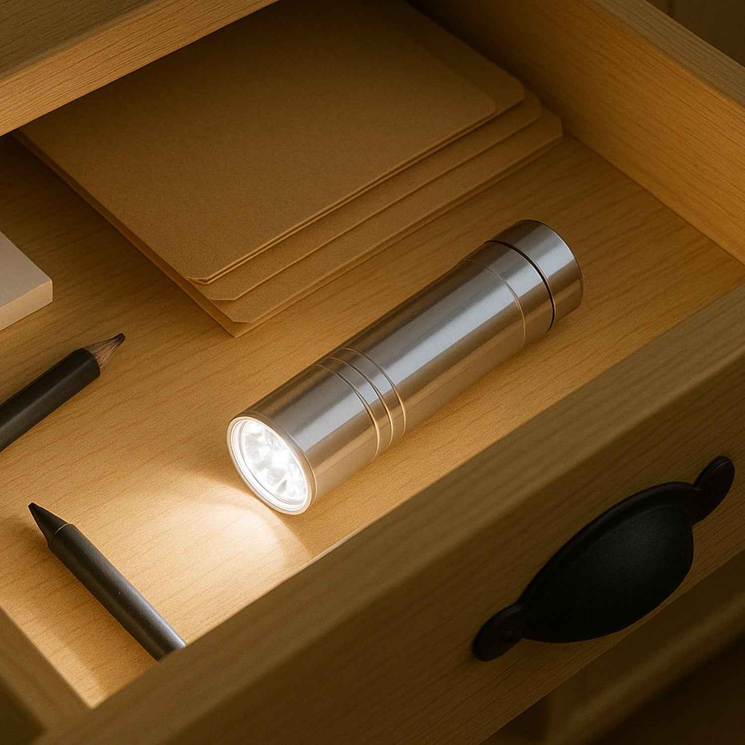 Portable Mini Torch / Flashlight LED Powerful High Lumens Pen Light Easy To Carry, Portable Pocket Compact Torch for Emergency 3 Battery operated (Battery not included / 1 pc)