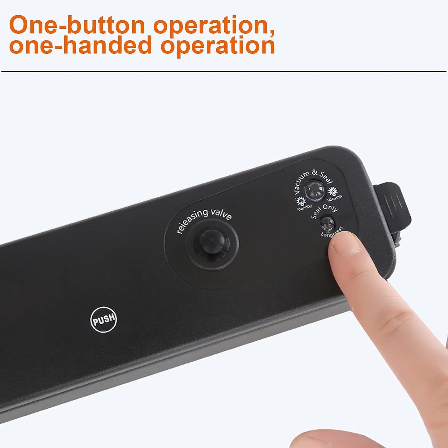 Vacuum Sealer Machine with 10 Bags, Automatic Hands-Free, Smart Food Preservation (1 Set) Variety Bazaar