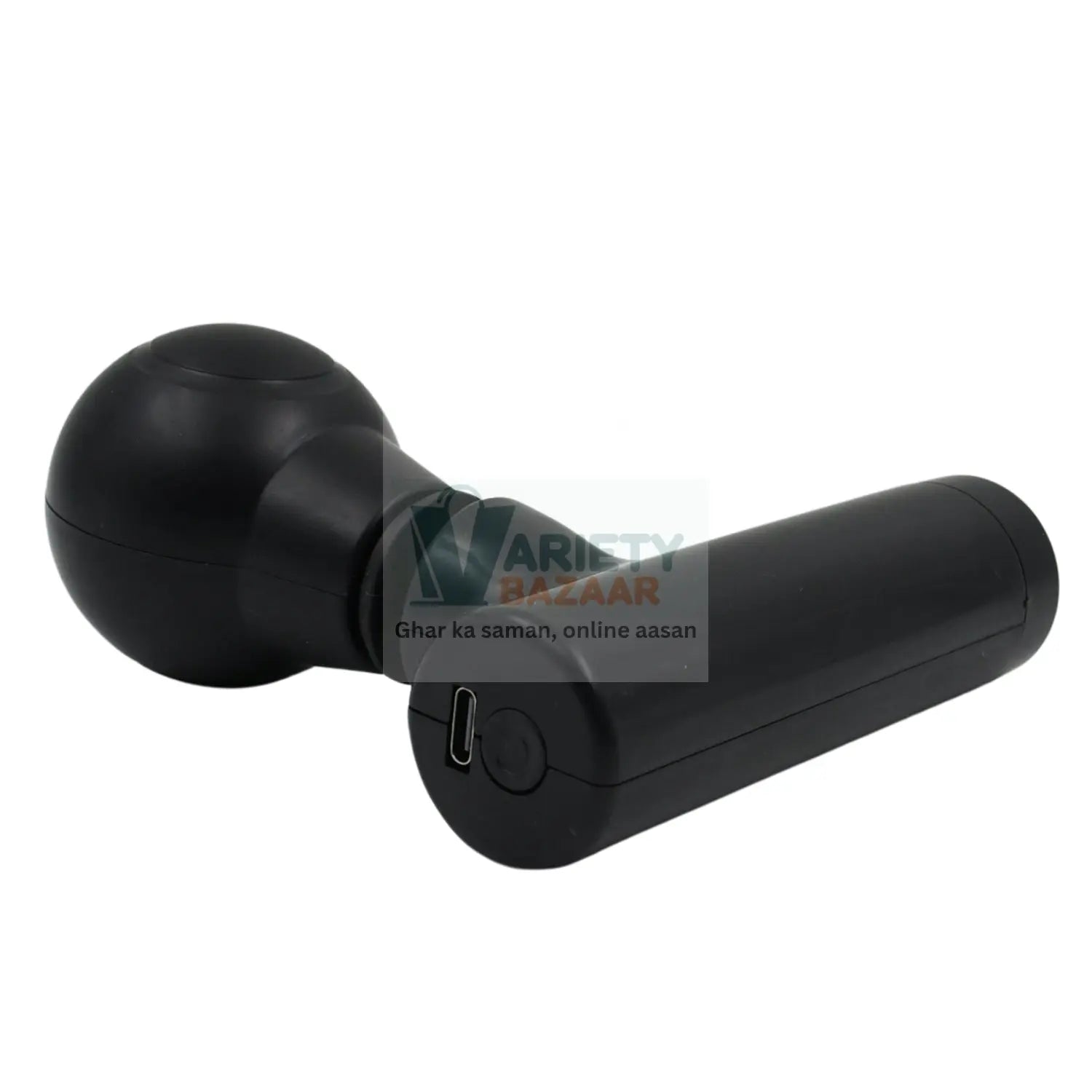 12673 Black Mini Pocket Size Massager, Full Body Massager, Cordless One Button Operation for Body Pain & Relaxation Travel Sahayak