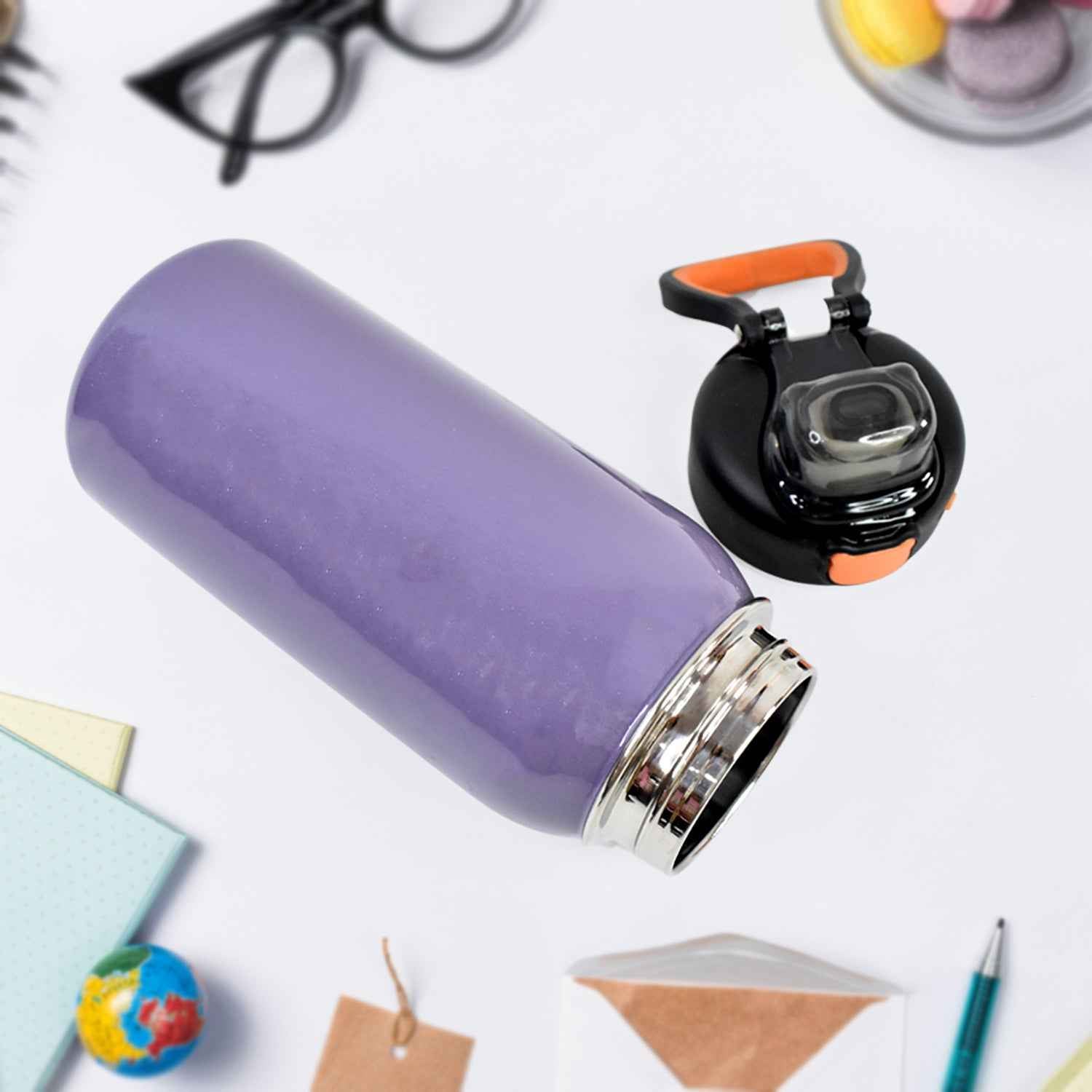 Stainless Steel Water Bottles Approx 600ML (Mix Design & Color / 1 Pc)