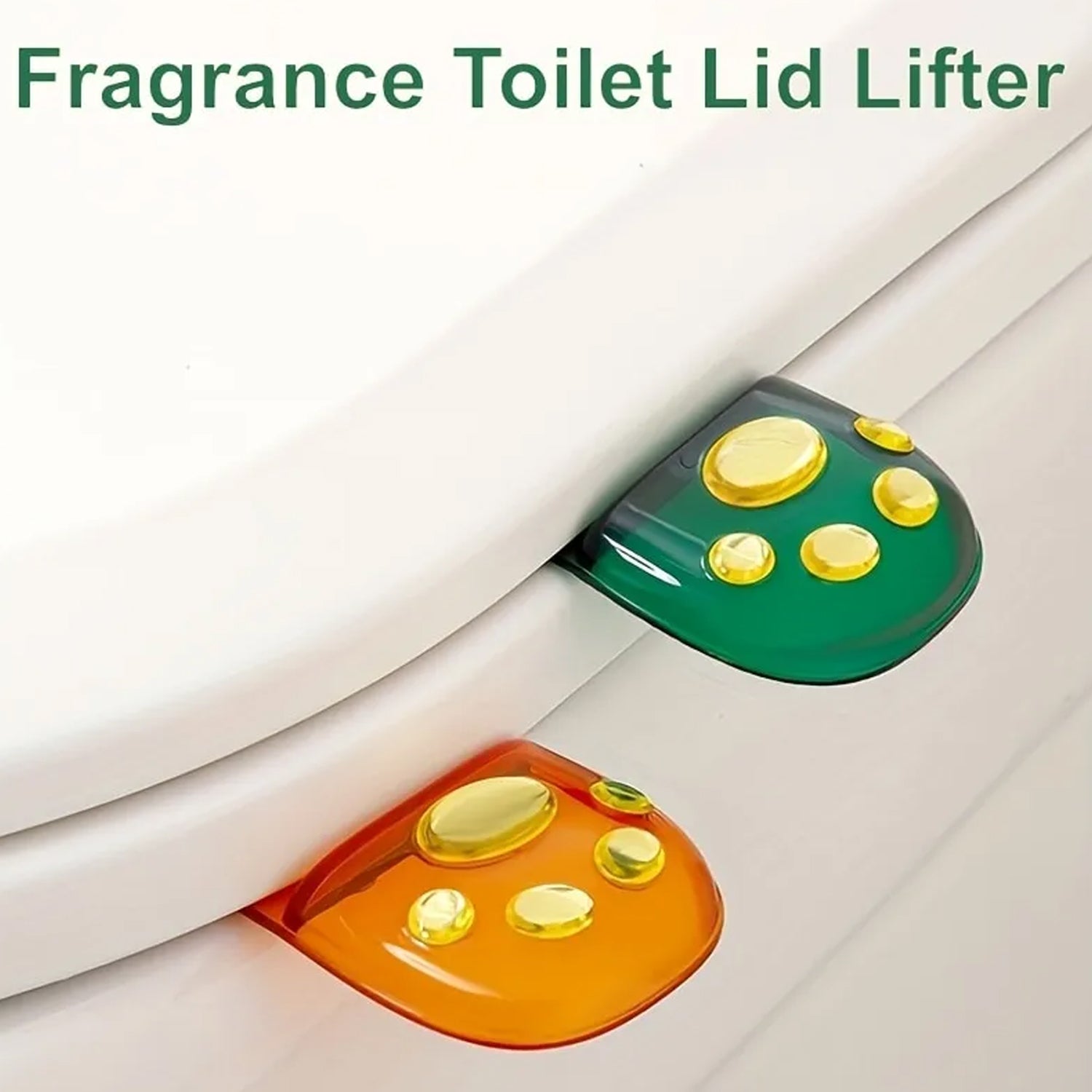 Fragrance Toilet Cap / Lid Lifter Toilet Seat Cover (2 Pc Set) Variety Bazaar