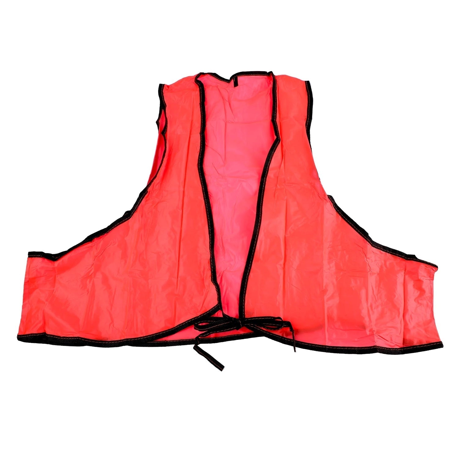 Economy PVC Safety Vest – Soft Vinyl, Tie Closure, High Visibility Variety Bazaar
