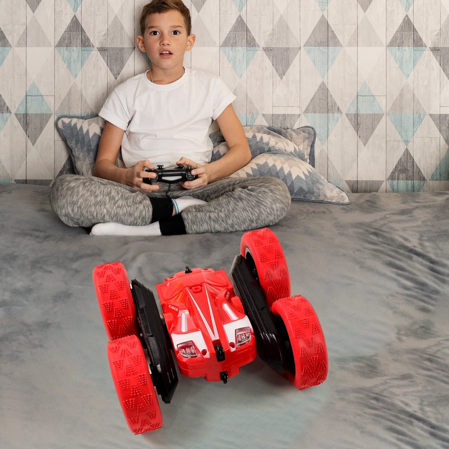 Electroplay Remote Control Car, Double Sided Fast Stunt Car (1 Set) Variety Bazaar