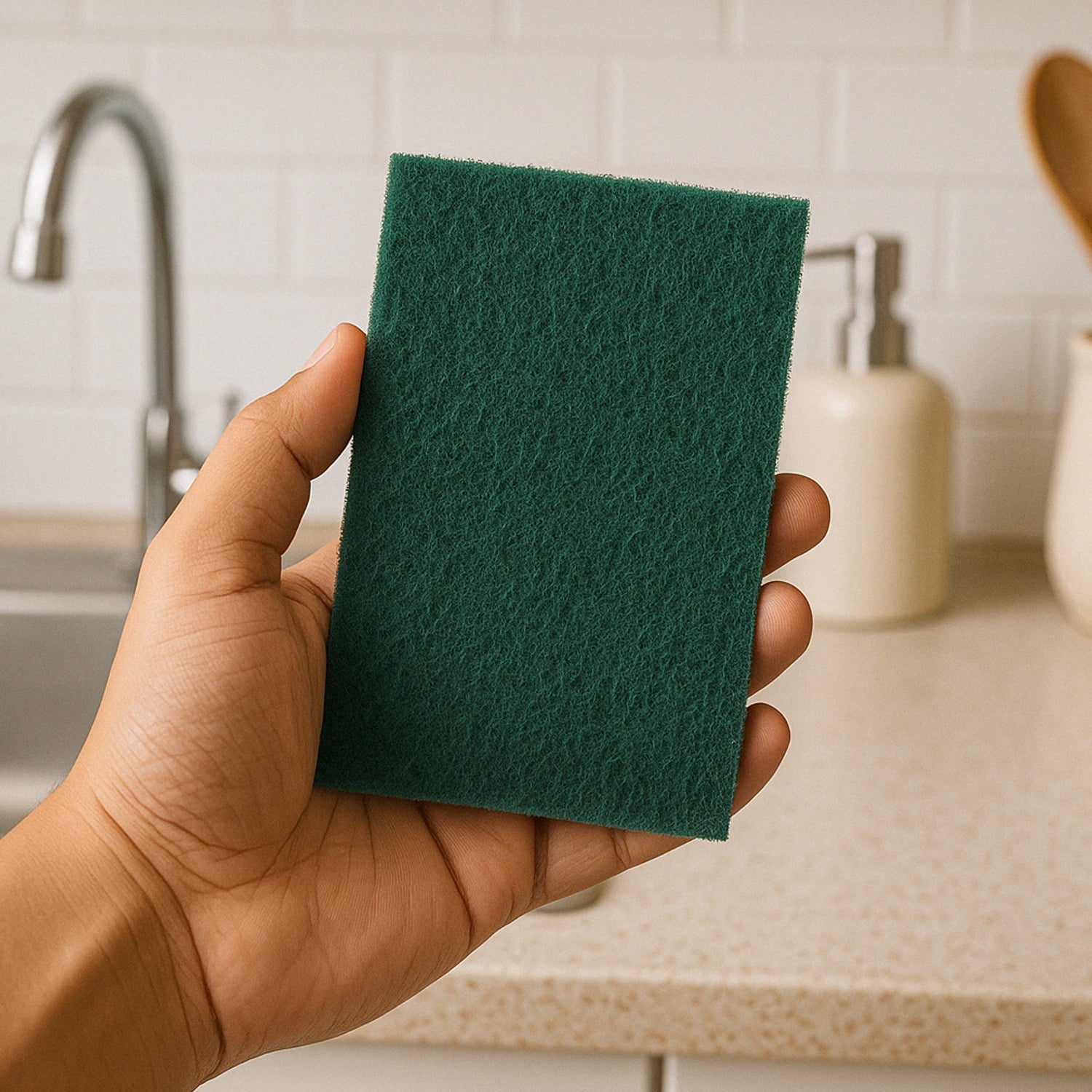 Pro Clean Heavy-Duty Kitchen Scrubber Pad – 4x6 inch (1 Pc) Variety Bazaar