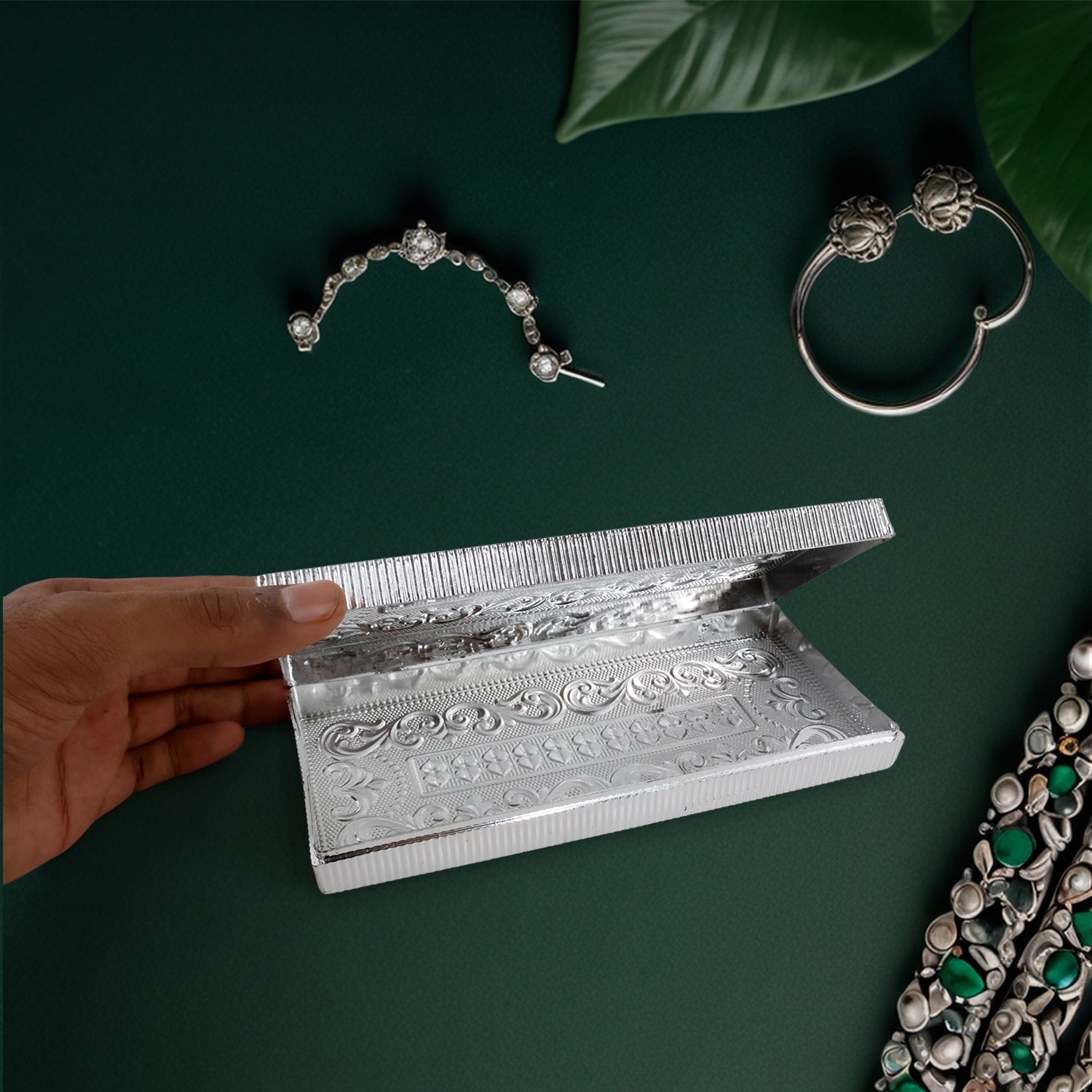 Multipurpose Rectangular Shaped Decorative Designer Gifting Cash Box (1 Pc / 20×9 Cm) Variety Bazaar