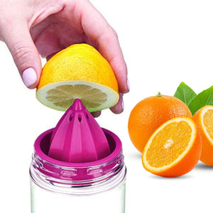 CITRUS JUICER BOTTLE INSTANT JUICE SPORTS BOTTLE JUICE MAKER INFUSER BOTTLE Variety Bazaar