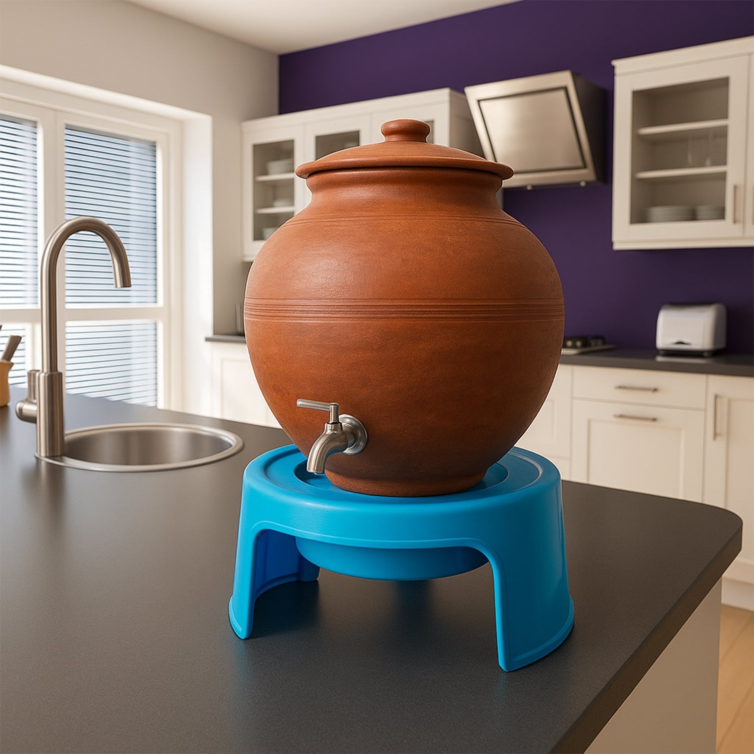 Multipurpose Unbreakable Plastic Matka Stand / Pot Stand Variety Bazaar