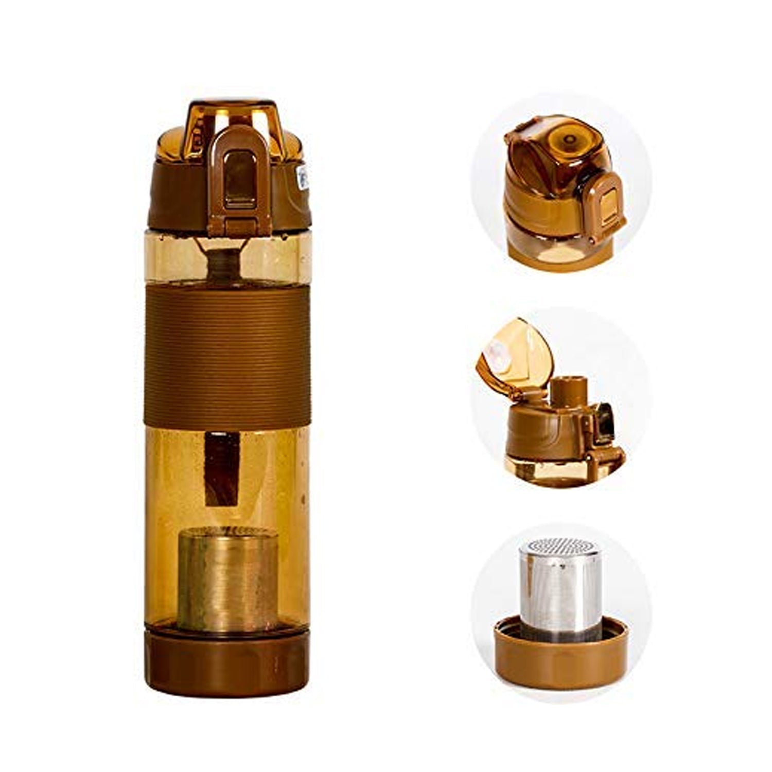 Alkaline Water Bottle, with Food Grade Plastic, Stylish and Portable (Particulates not included) Variety Bazaar