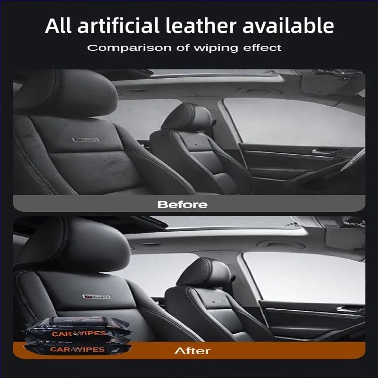 Car Dashboard Scratch Remover Tissue (80 Pcs Set) Variety Bazaar