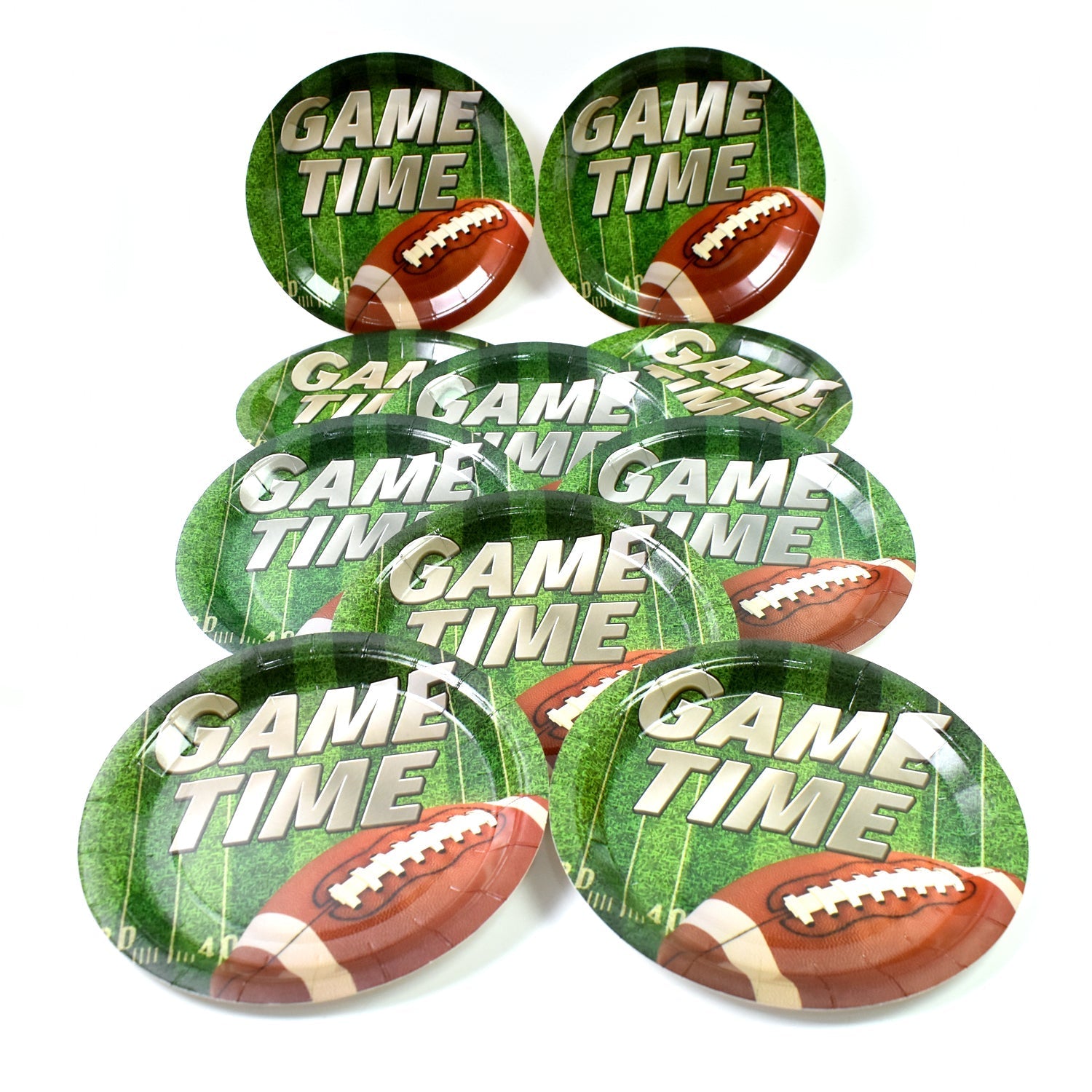 Round Plates Disposable Paper Plates Happy Birthday, Gift (10 Pcs Set / Mix Design) Variety Bazaar