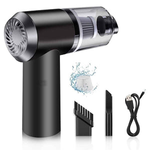 2 in 1 Wireless Vacuum Cleaner – 120W Handheld USB Rechargeable for Home & Car (1 Pc)