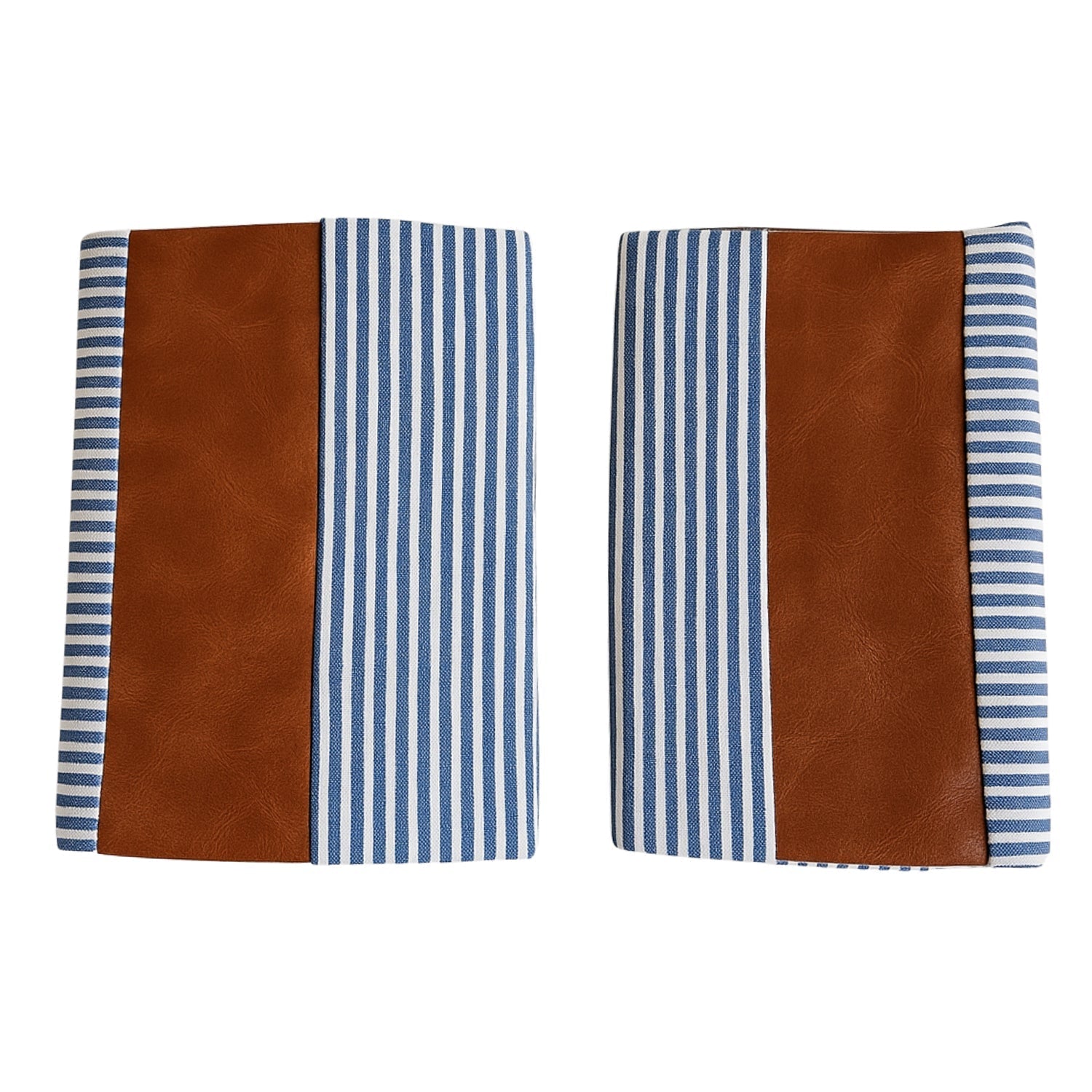 Pillow Covers, leather & cotton Cushion Covers (20 × 20 Inch / 1 Pair / 2 Pc) Variety Bazaar